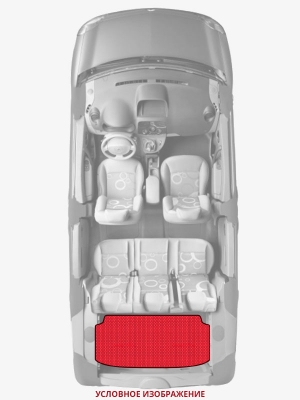 ЭВА коврики «Queen Lux» багажник для Mitsubishi Jeep